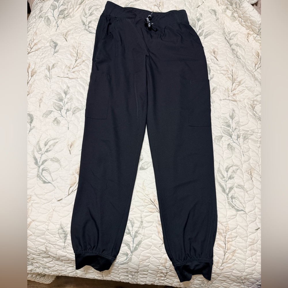 Med Couture Black Jogger Scrub Pants